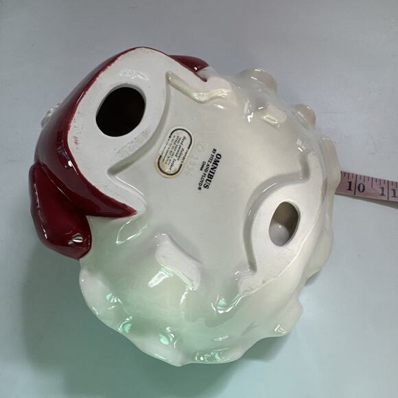 VINTAGE Fitz and Floyd Candy Dish Santa Toyland Christmas Holiday Decor - Picture 8 of 10